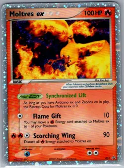 Moltres ex (EX Collector's Window Tins) 031 Nintendo Promos - Pokemon - NM - Image 1