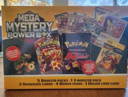 NEW! POKEMON 2025 MEGA MYSTERY POWER BOX MEIJER EXCLUSIVE - SEALED - Image 1