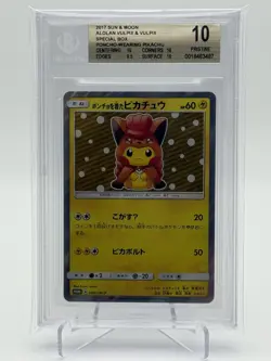 Pokemon 2017 Alolan Vilpix Pikachu Poncho-038/SM-P - 037/SM-P BGS 10 Sequential - Image 5