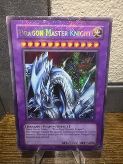 Dragon Master Knight Secret Rare Retro from pack to sleeve RP02-EN097 - Image 1
