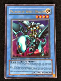 Yugioh Paladin of White Dragon MFC-026 1st Ultra (LP) - Image 1