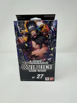 One Piece Card Game ST-27 Marshall D Teach Starter Deck Black NEW SEALED - Image 1