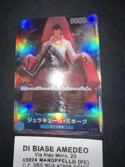BANDAI Dracule Mihawk SR ALT ART 0P01-070 One Piece Romance Dawn Mint Japanese! - Image 4