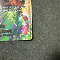 One Piece PRB02 Roronoa Zoro PRB02-006 SP Foil Blocker Character English - Image 4
