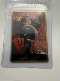 Boa Hancock Gold Frame DON ONE PIECE Card Game Heroines Edition EB-03 English - Image 1