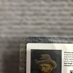 Pokemon Card Pikachu with Grey Felt Hat Van Gogh Promo - Image 2