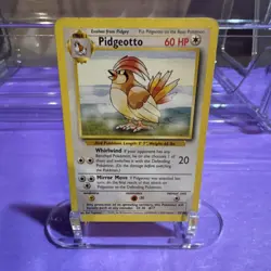 Pokemon Pidgeotto Base Set 22/102 Regular Uncommon 60 HP English Card - Image 1
