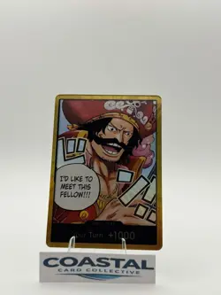 DON!! Card (Gol.D.Roger) (Gold) Carrying On His Will Foil - Image 1