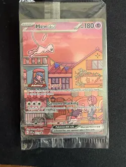 Mew EX 151 Pokemon Scarlet & Violet Black Star Promo Sealed 151 Card Collection - Image 1