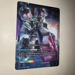 GUNDAM TCG CARD GAME GD03-052 GUNDAM VIRTUE (R+) FOIL - STEEL REQUIEM CCG - Image 2