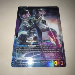 GUNDAM TCG CARD GAME GD03-052 GUNDAM VIRTUE (R+) FOIL - STEEL REQUIEM CCG - Image 4