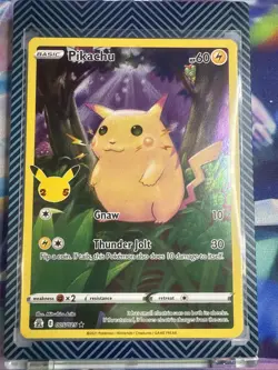 POKEMON CARD TCG - CELEBRATIONS - PIKACHU 005/025 - FULL ART HOLO RARE - Image 1