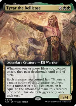 Tyvar the Bellicose (Extended Art) [MAT - 183] - Image 1