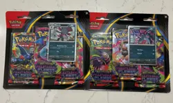 Pokemon TCG Phantasmal Flame Triple Blister –Weavile & Sneasel Promo – Sealed x3 - Image 1