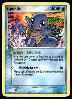 2006 EX - Crystal Guardians Squirtle Basic/Common #64 - Image 1