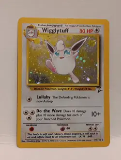 Pokemon TCG Wigglytuff 16/64 Jungle Holo EX Rare Vintage WOTC Fast Shipping - Image 2