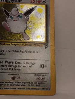 Pokemon TCG Wigglytuff 16/64 Jungle Holo EX Rare Vintage WOTC Fast Shipping - Image 5