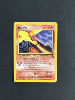 Pokemon Moltres TCG Black Star Promos 21 Regular Non Holo 1999 WOTC Vintage - PL - Image 1
