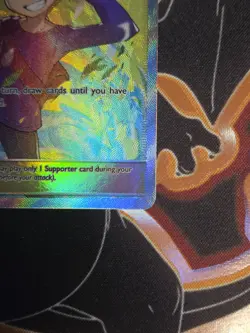 Pokemon Blue's Tactics Full Art Ultra Rare Trainer Holo 231/236 Sm-Unified Minds - Image 2