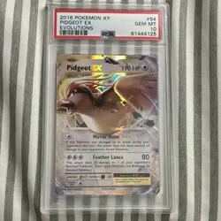 Pokemon Evolutions Pidgeot EX 64/108 Ultra Rare Holo PSA 10 GEM MT - Image 1