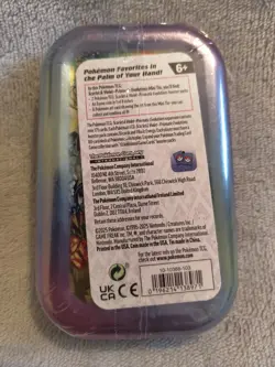 Pokemon TCG: Scarlet & Violet—Prismatic Evolutions Mini Tin – Vaporeon - Sealed - Image 2