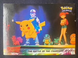 Pokemon Topps Movie Animation Edition #25 The Battle Of The Champions! Blue (MP) - Image 1
