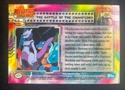 Pokemon Topps Movie Animation Edition #25 The Battle Of The Champions! Blue (MP) - Image 2