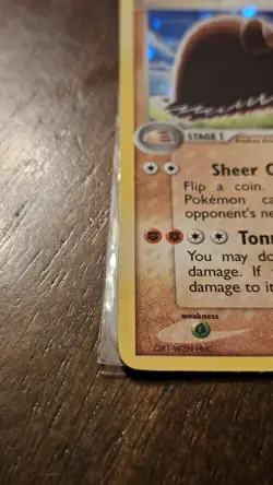 Pokemon TCG Piloswine 13/109 EX Team Rocket Returns Reverse Holo Stamped Rare - Image 5
