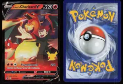 Lance's Charizard V SWSH133 Promo SWSH Black Star Pokemon - Image 3