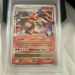 Charizard G LV. X 2009 Pokemon Black Star Promo PSA 8 #DP45 - Image 2