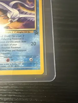 Articuno #22 Black Star Promo WOTC Vintage Pokemon - Image 5