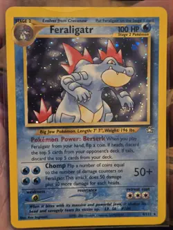 Neo Genesis 111 100% Complete Master Set Pokemon Cards Holo Swirls [MP-DMG] - Image 4