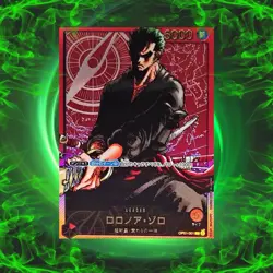 Roronoa Zoro Leader OP01-001 Promo Sealed Gold Text ONE PIECE Card Japanese - Image 1