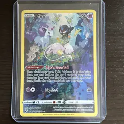 Pokemon Mew TCG Ultra Rare Holo Card Crown Zenith: Galarian Gallery #GG10/GG70 - Image 1