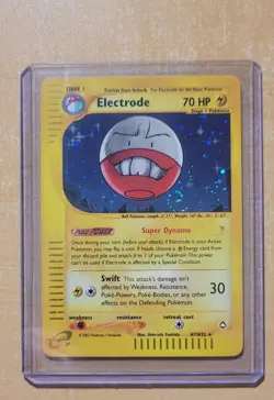 Pokemon TCG Electrode Aquapolis Holo Card H7/H32 - Image 1