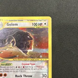 Pokemon TCG English MP Golem 148/144 Skyride Holo Rare Card WOTC Vintage - Image 3