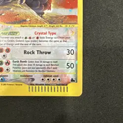 Pokemon TCG English MP Golem 148/144 Skyride Holo Rare Card WOTC Vintage - Image 5