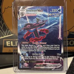 Pokemon Inteleon VMAX 266/264 Fusion Strike Alternate Art Secret Card NM - Image 1