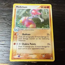 Medicham Reverse Holo Rare Pokemon Card 10/101 Hidden Legends TCG - Image 1