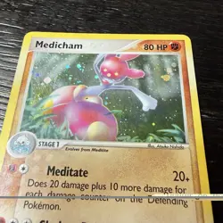 Medicham Reverse Holo Rare Pokemon Card 10/101 Hidden Legends TCG - Image 2