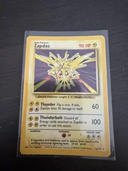 Zappos Base Set Holo Rare 1999 Pokemon Card 16/102 - Image 1