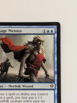 MTG Card - 1x Lullmage Mentor - Zendikar - NM/LP - Rare Blue Magic The Gathering - Image 4