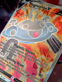 Magnezone v Full Art Holo Card 175/196 Swsh11: Lost Origin NM - Image 2