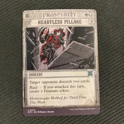 Heartless Pillage 0014 MTG: Outlaws of Thunder Junction: Breaking News Near Mint - Image 1