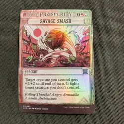 Savage Smash 0053 MTG: Outlaws of Thunder Junction: Breaking News Near Mint (NM) - Image 1