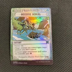 Decisive Denial 0042 MTG: Outlaws of Thunder Junction: Breaking News Near Mint - Image 1