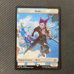 Hero Token 0003 / Treasure Token MTG: Final Fantasy (FIN) Near Mint - Image 1