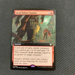 Dead Before Sunrise 0062 MTG: Outlaws of Thunder Junction Commander Near Mint - Image 1