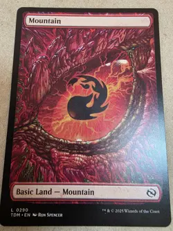 Mountain - (0290) Tarkir: Dragonstorm Regular - Mtg - Image 1