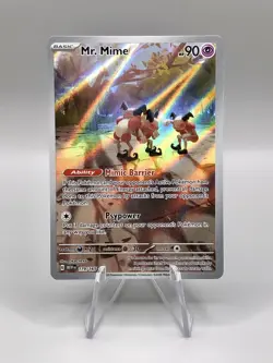 Pokemon TCG Mr. Mime Scarlet & Violet-151 179/165 Holo Illustration Rare - Image 1
